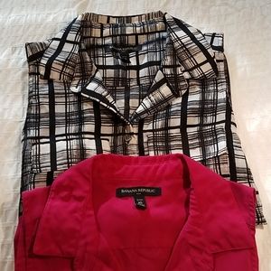 Sleeveless Banana Republic Blouses